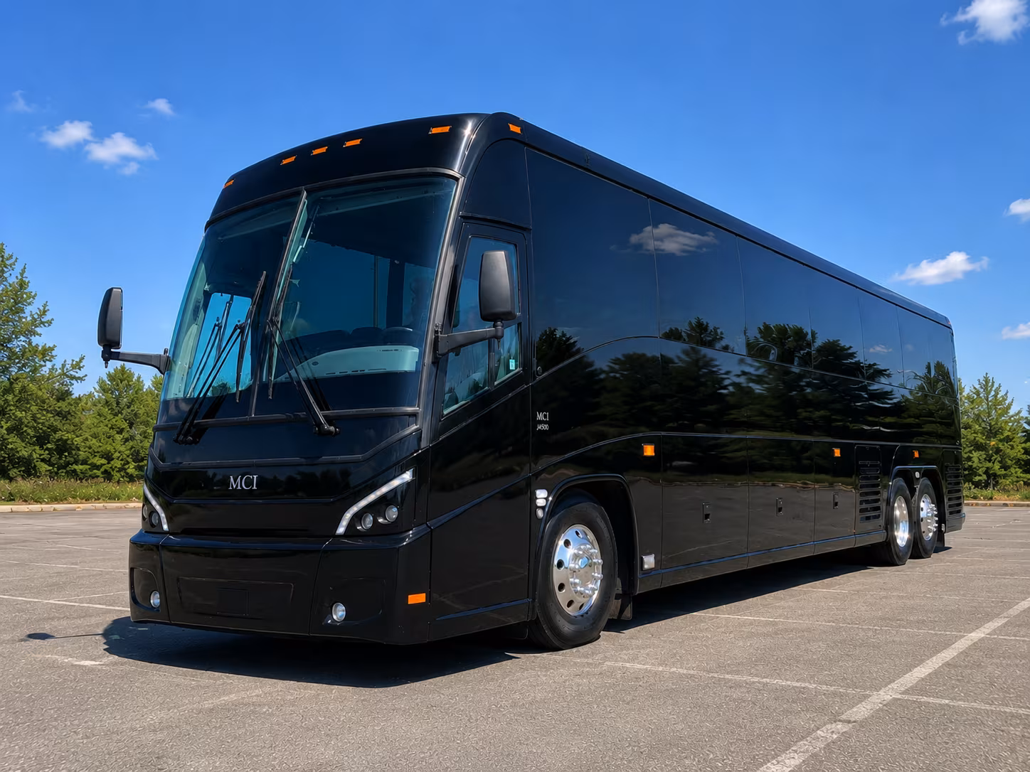 amarillo charter bus rental exterior