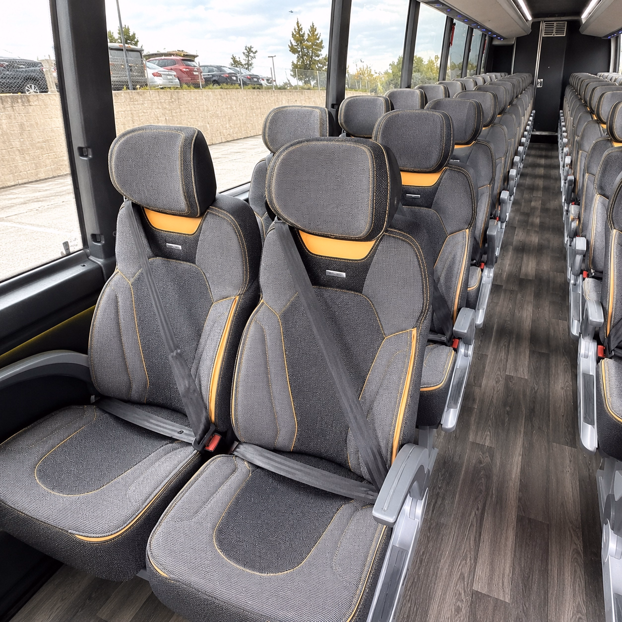 amarillo charter bus rental inside