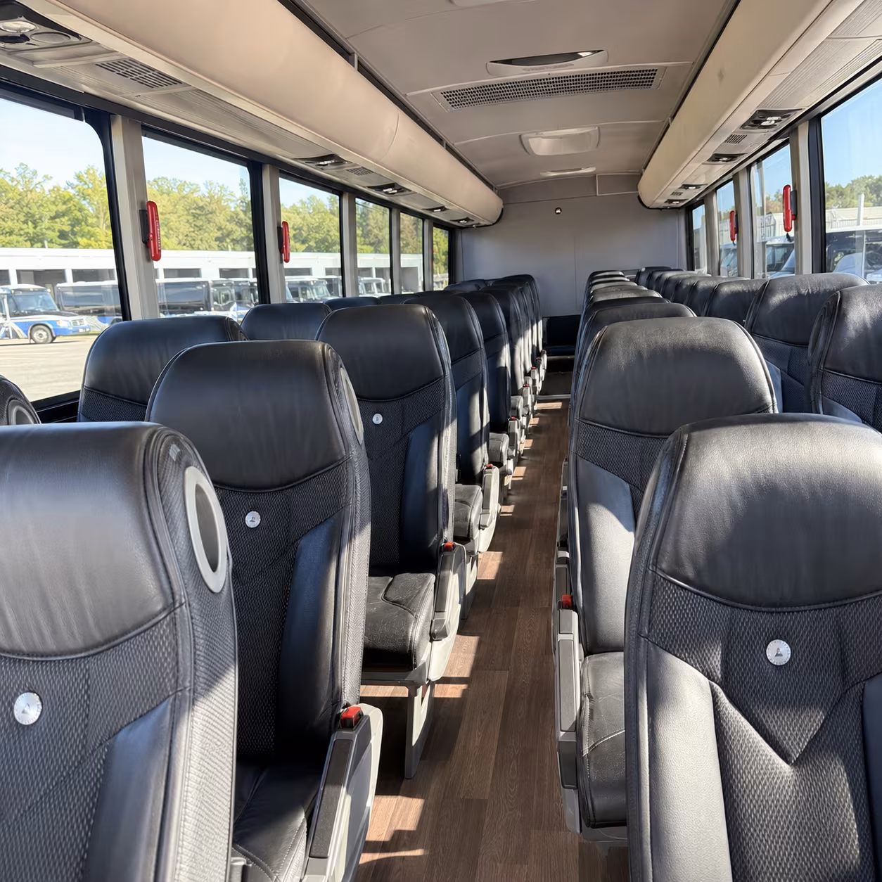charter buses for corporate events and off site team travel